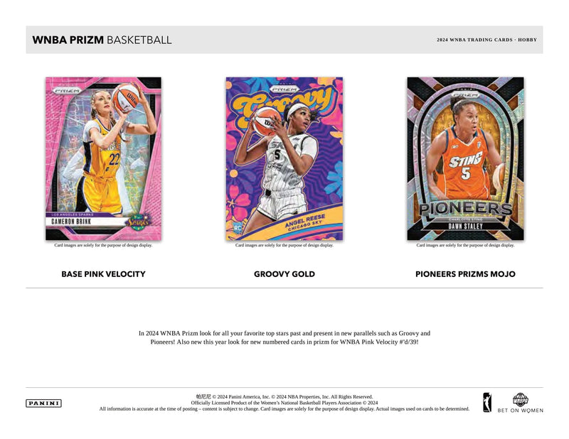Panini Prizm 2024 WNBA Basketball Hobby Box