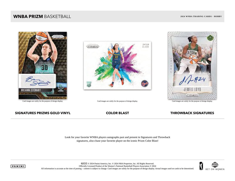 Panini Prizm 2024 WNBA Basketball Hobby Box
