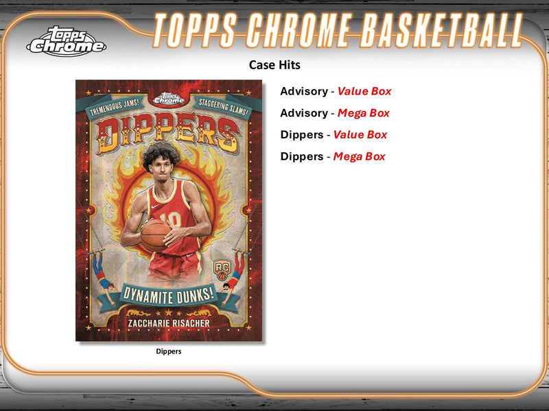 Topps Chrome 2024-25 Basketball Mega Box